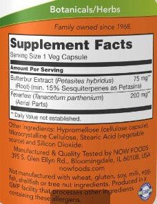 NOW Butterbur 60vc