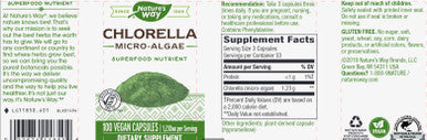 Natures Way Chlorella 100c