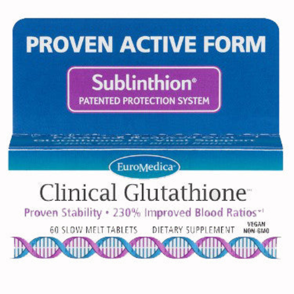 EuroMedica Clinical Glutathione 60 Slow Melt