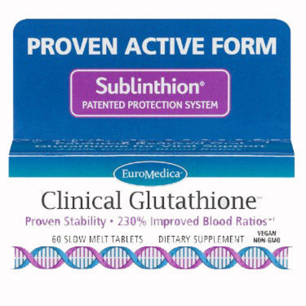 EuroMedica Clinical Glutathione 60 Slow Melt