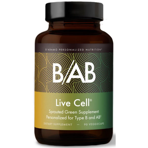 D'Adamo Personalized Nutrition Live Cell Sprouted Greens (Type B/AB) 90c