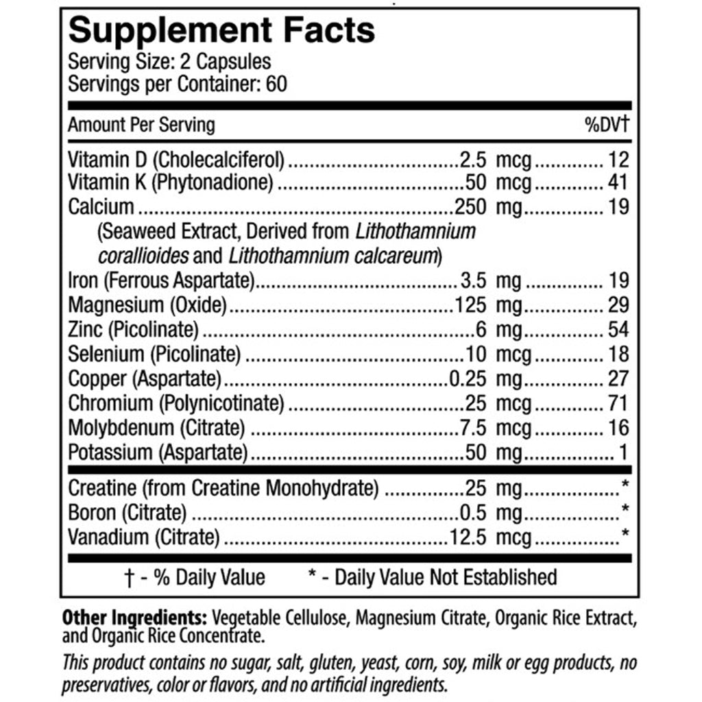 D'Adamo Personalized Nutrition Phytocal Multimineral (Type B) 120c