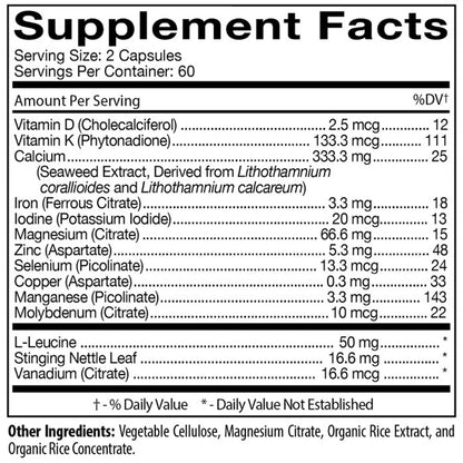 D'Adamo Personalized Nutrition Phytocal Multimineral (Type O) 120c