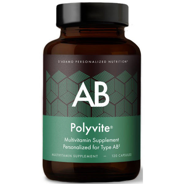 D'Adamo Personalized Nutrition Polyvite Multivitamin (Type AB) 120c