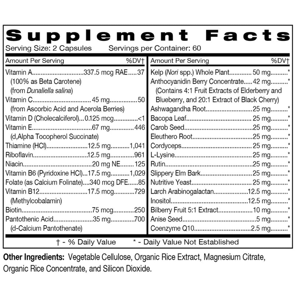 D'Adamo Personalized Nutrition Polyvite Multivitamin (Blood Type B)  120c