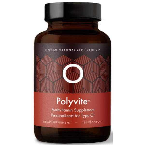 D'Adamo Personalized Nutrition Polyvite Multivitamin (Type O) 120c
