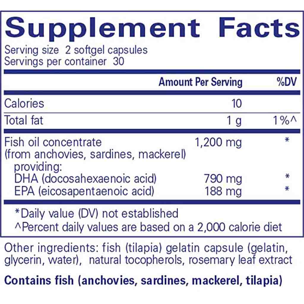 Pure Encapsulations DHA Ultimate 60sg