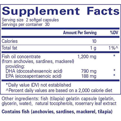 Pure Encapsulations DHA Ultimate 60sg