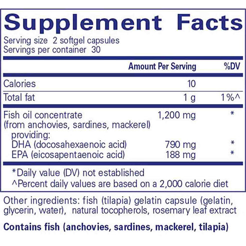 Pure Encapsulations DHA Ultimate 60sg