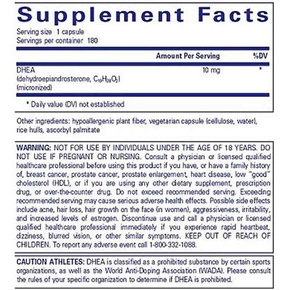 Pure Encapsulations DHEA 10mg 180c