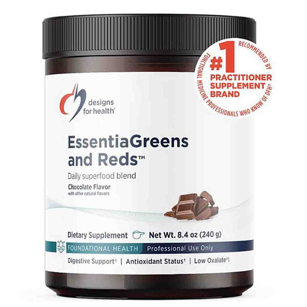 EssentiaGreens and Reds Powder (Chocolate) 8.4 oz