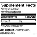 L-Lysine 120vc