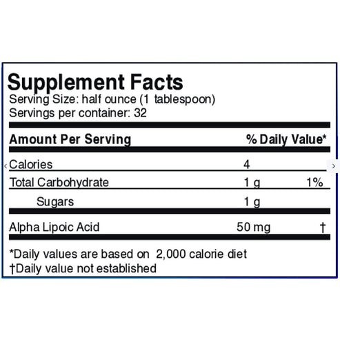 Dr's Advantage Liquid Alpha Lipoic Acid 16oz