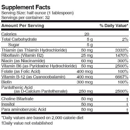 Dr's Advantage Liquid Ultra B-Complex 16oz