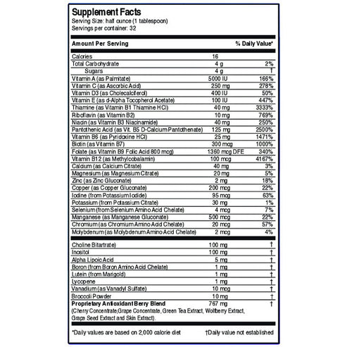 Dr's Advantage Liquid Mega MultiVitamins & Minerals 16oz