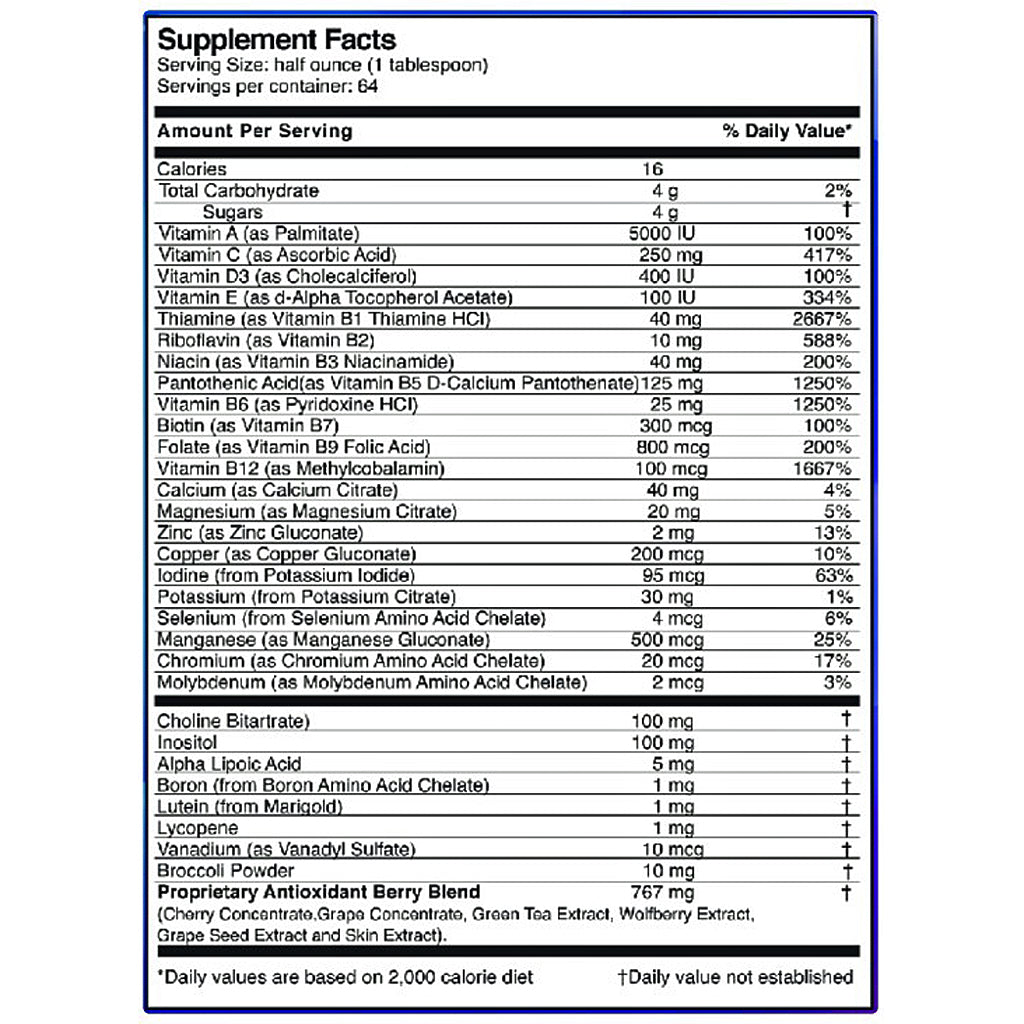 Dr's Advantage Liquid Mega MultiVitamins & Minerals 32oz