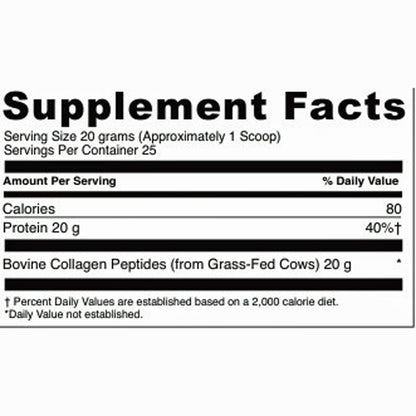 DaVinci Laboratories Hydrolyzed Collagen Peptides Powder 500G/17.64oz