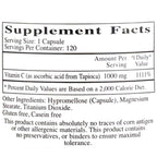 Ecological Formulas Vitamin C-1000 Non-Corn 120c