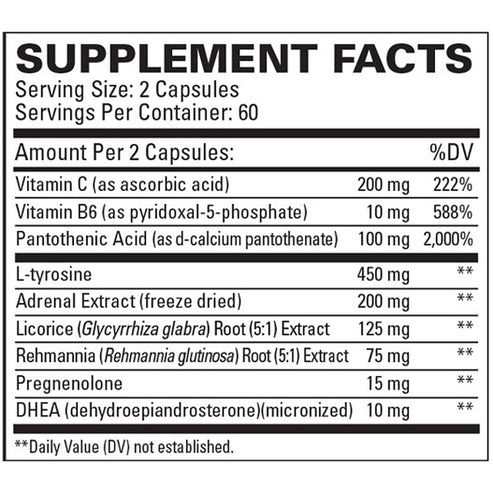 EuroMedica Adrenaplex 120 caps