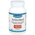 Supplement bottle labeled 'ArthoMed' by Euromedica on a white background