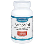 Supplement bottle labeled 'ArthoMed' by Euromedica on a white background