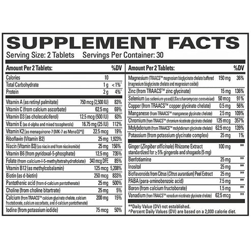 EuroMedica Essential Multivitamin 60T