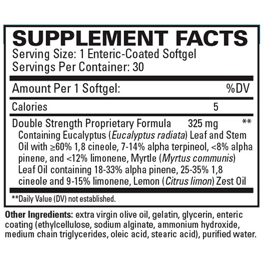 EuroMedica Sinutol Extra Strength 30 Enteric Coated softgels