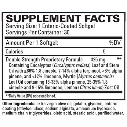 EuroMedica Sinutol Extra Strength 30 Enteric Coated softgels