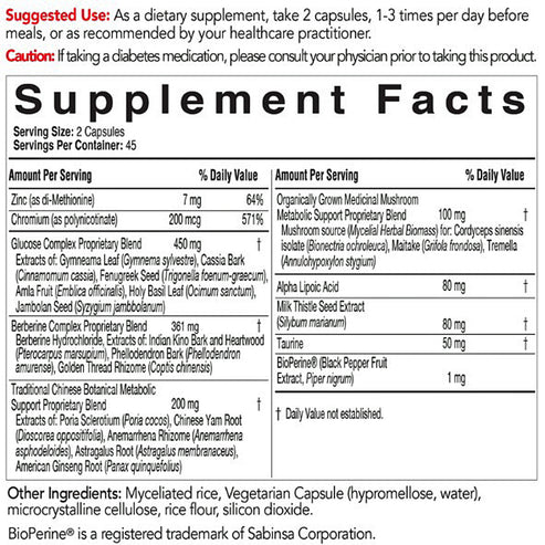EcoNugenics ecoMetabolic 90 caps