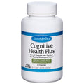 Supplement bottle labeled 'Cognitive Health Plus' by EuroMedica on a white background