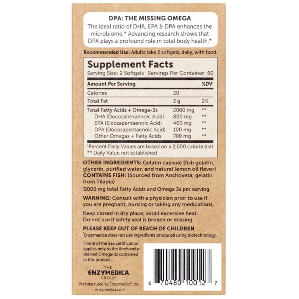 EnzyMedica Aqua Biome Maximum Strength 120sg