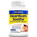Enzymedica Heartburn Soothe supplement bottle on a white background