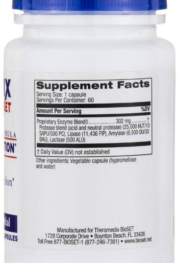 Theramedix Fat/High Lipase Digestion 60c