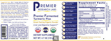 Premier Research Labs Premier Fermented Turmeric Plus 4.7 oz