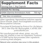 Protocol for Life Balance GABA 750mg 120vc