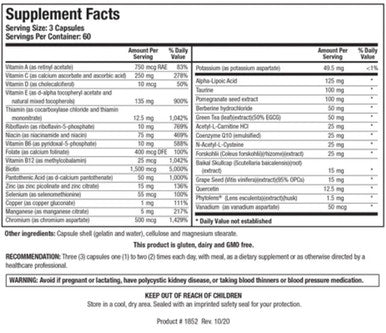Biotics Research GlucoResolve 180c