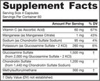 Jarrow Formulas Glucosamine + Chondroitin + MSM 240c