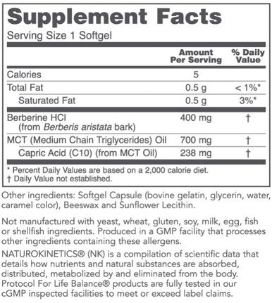 Protocol for Life Balance Glucose Management w/Berberine HCl 90sg