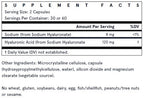 Jarrow Formulas Hyaluronic Acid 120c