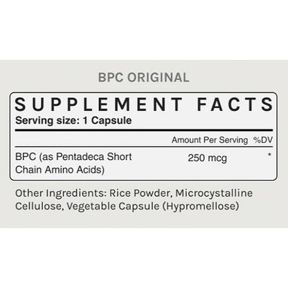 InfiniWell BPC 250MCG 60caps