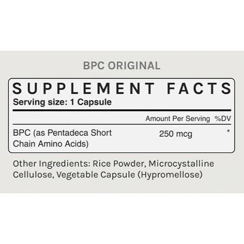 InfiniWell BPC 250MCG 60caps