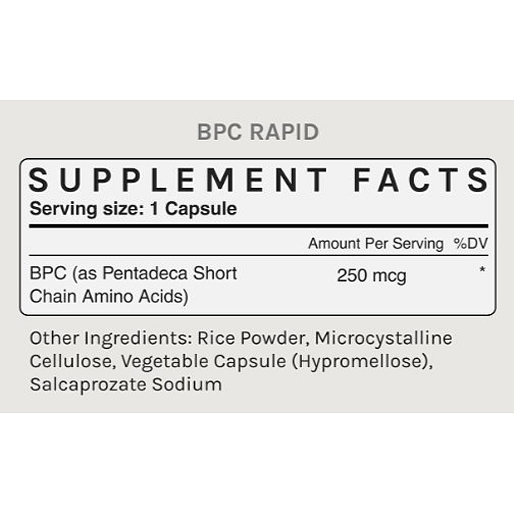 InfiniWell BPC RAPID - 250MCG 60caps
