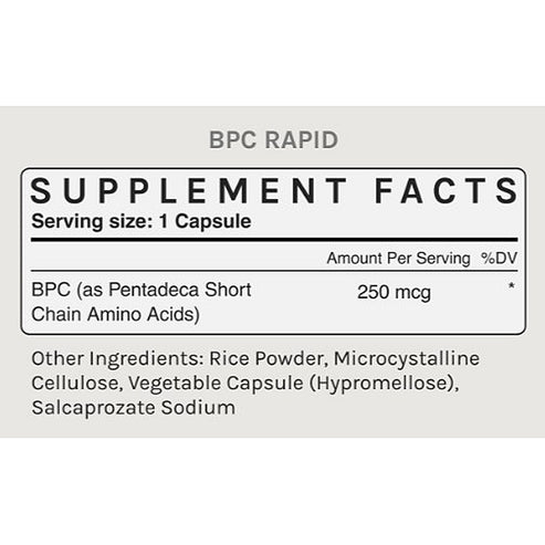 InfiniWell BPC RAPID - 250MCG 60caps