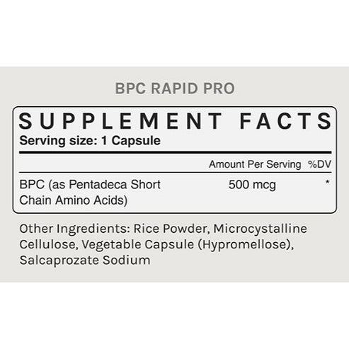 InfiniWell BPC RAPID PRO - 500MCG 60caps