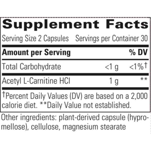Integrative Therapeutics Acetyl L-Carnitine 60c