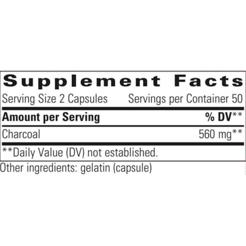 Integrative Therapeutics Activated Charcoal 100c