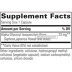 Integrative Therapeutics Alpha-Glycosyl Isoquercitrin 60 Veg Capsules