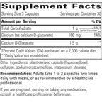 Integrative Therapeutics Calcium D-Glucarate 90c