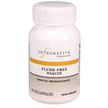 Supplement bottle labeled 'Flush-Free Niacin' by Integrative Therapeutics on a white background