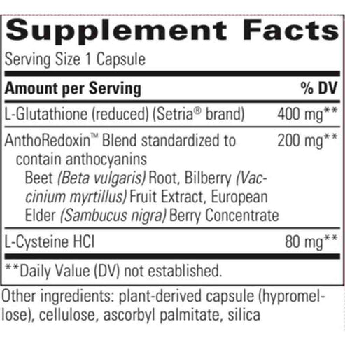 Integrative Therapeutics Glutathione Cell Defense 60c